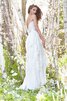 Abito da Sposa con Increspature Naturale Cuore con Fusciacca con Perline con Nastro - 1