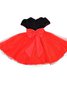 Reißverschluss Prinzessin A-Linie Sittsames Blumenmädchenkleid mit Blume - 2