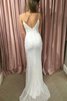 Robe de bal collant bretelles spaghetti avec zip avec perle manche nulle - 2