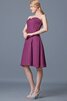 Robe demoiselle d'honneur distinguee ligne a en chiffon de tour de ceinture en haute - 3