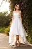 Abito da Sposa Principessa Cuore Asimmetrici Mini Stravagante - 1