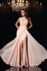 Prinzessin Ärmelloses Anständiges Formelles Abendkleid mit Bordüre - 4