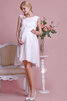Brillant Empire Taille Romantisches Einfaches Brautkleid mit Gürtel - 2