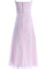 Vestido de Dama de Honor de Sin mangas de Volante de Escote Corazón - 2
