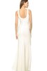 Robe de mariée ruché de fourreau en satin jusqu'au sol au bord de la mer - 2