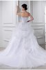 Robe de mariée simple de mode de bal cordon en tulle de tour de ceinture en haute - 2