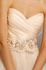 Abito da Sposa radiosa con Fiore Spazzola Treno Naturale Cuore con Criss-cross - 4