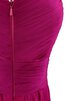 A-Line one Schulter bodenlanges Brautjungfernkleid mit Plissierungen ohne Ärmeln - 3
