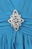 Plissiertes Perlenbesetztes A-Line Blumenmädchenkleid mit gekappten Ärmeln - 3
