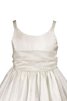 Robe de cortège enfant avec sans manches avec nœud bretelles spaghetti ruché a-ligne - 2