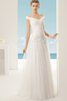 Romántico Vestido de Novia de Corte-A de Largo de Hasta el suelo de Exclusivo - 1