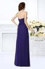 Robe de bal sexy avec sans manches en chiffon a-ligne avec zip - 2