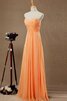 Robe demoiselle d'honneur sexy luxueux ligne a en chiffon de col en cœur - 3