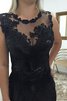 Vestido de Graduacion en Encaje de Corto de Baja escote en V de Joya de Abalorio - 3