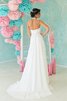 Robe de mariée facile nature plissage manche nulle décolleté dans le dos - 3