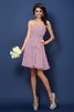 Vestido de Dama de Honor de Corte-A de Flores de Escote sin tirantes de Sin mangas - 21