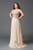 Chiffon Sweep train Sexy Anständiges Ballkleid ohne Ärmeln - 3