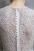 Robe de mariée étourdissant a eglise en chiffon au niveau de cou longue - 7