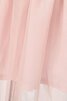 Robe de cortège enfant en tulle ceinture ligne a fermeutre eclair encolure ronde - 3