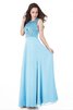 Robe de bal avec sans manches de col haut en forme salle interne délicat - 1