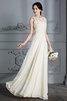 Abito da Sposa A Terra Principessa Senza Maniche Semplice A-Line - 4