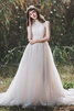 Robe de mariée en satin de princesse populaire longue classique - 4