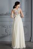 Abito da Sposa A Terra Principessa Senza Maniche Semplice A-Line - 7
