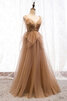 Vestido de Fiesta de Corte-A de increíble de Cordón de Hasta el suelo - 2