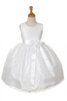 Abito da Cerimonia Bambini Senza Maniche A-Line Tondo con Fiore - 1