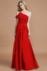 Vestido de Dama de Honor de Natural de Un sólo hombro de Hasta el suelo - 27