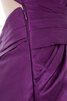 One Schulter Rocklänge-asymmetrisches Abendkleid ohne Ärmeln mit Plissierungen - 6