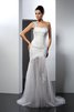 Ein Schulter Meerjungfrau Stil Empire Taille Anständiges Luxus Brautkleid - 1