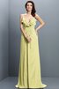 Vestido de Dama de Honor de Corte-A de Corte princesa de Cremallera de Plisado - 8