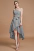 Geschichtes One Schulter Prinzessin Rocklänge-asymmetrisches Mini Brautjungfernkleid - 34