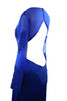 Sencillo Vestido de Madrina de Plisado de Sala de Mangas Illusion de de Colores - 8
