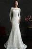 Abito da Sposa con Applique Semplice Sirena in Pizzo Elegante decorato - 1