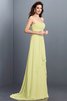 A Linie Ärmellos Prinzessin Sittsames Brautjungfernkleid mit Reißverschluss - 8