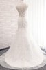 Romántico Vestido de Novia de Sin cintura de Bordado de Fuera de casa - 4