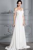 Chiffon Prinzessin A-Line Ärmelloses Bodenlanges Brautkleid - 4