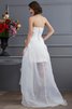 Organza Natürliche Taile Perlenbesetztes Extravagantes Brautkleid mit Applike - 2