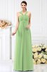 Robe demoiselle d'honneur longue plissé avec zip manche nulle grandes bretelles - 26