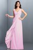 Robe demoiselle d'honneur longue plissage ligne a avec chiffon grandes bretelles - 22