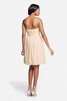 Moderno Vestido de Dama de Honor de Corte-A de Corto de Escote Corazón de Encaje Adorno - 16