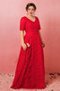 Ehrenvoll Halle Pompöse Bodenlanges Brautkleid mit Schleife - 4