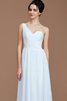 Vestido de Dama de Honor en Gasa de Natural de Un sólo hombro de Sin mangas - 5