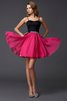 Normale Taille A Linie Prinzessin Ärmelloses Kurzes Abiballkleid - 1