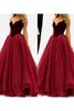 Abito da Ballo in Tulle Cuore Naturale A Terra Ball Gown - 1