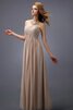 Sencillo Vestido de Dama de Honor de Imperio de Criss Cross de Plisado de Escote Corazón - 8