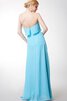 Romántico Vestido de Dama de Honor de Corte Recto de Hasta el suelo de Sin mangas - 2