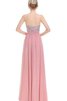 Abito da Ballo Cappellino con Increspato A-Line alta vita in Chiffon con Applique - 2